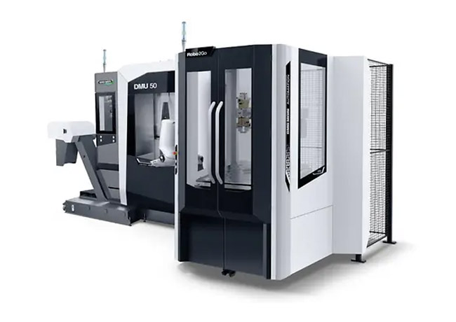 DMU 50 avec robot 2GO DMG MORI
